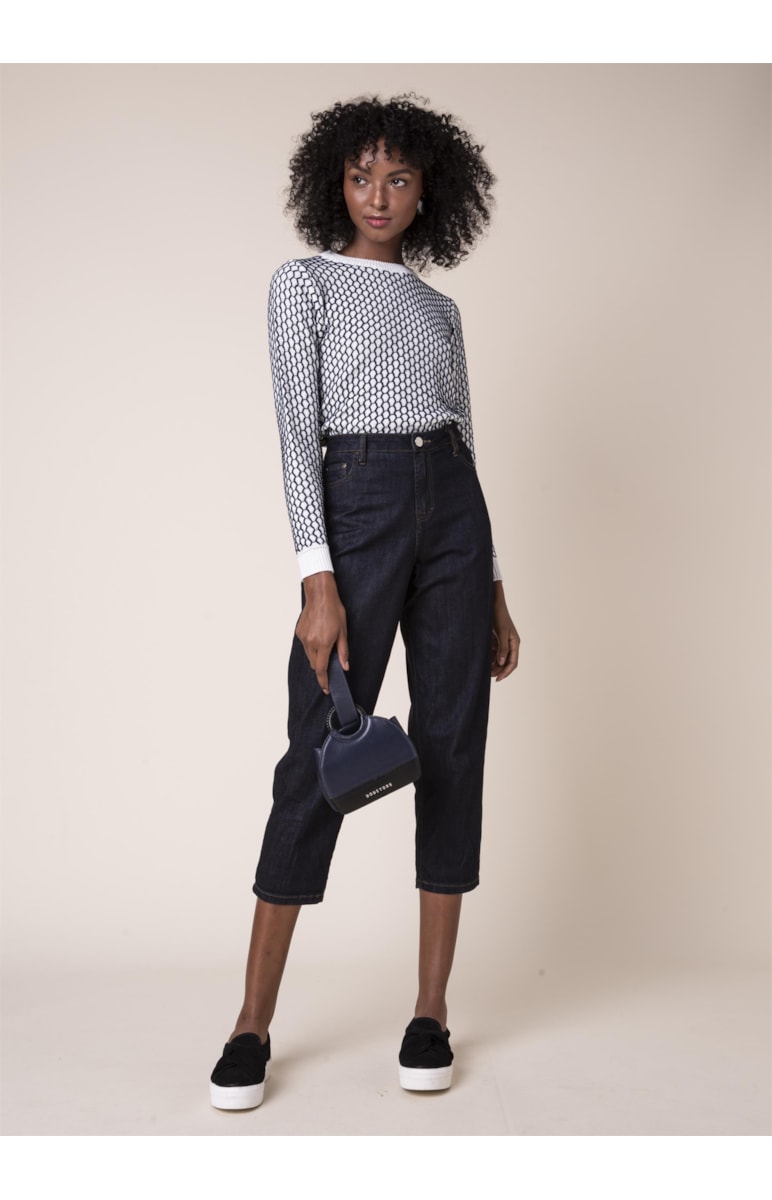 Tricot Colmeia Off White