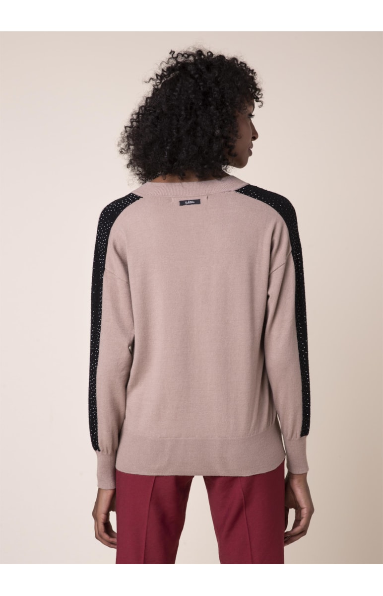 Tricot Faixa Pedrarias Caqui