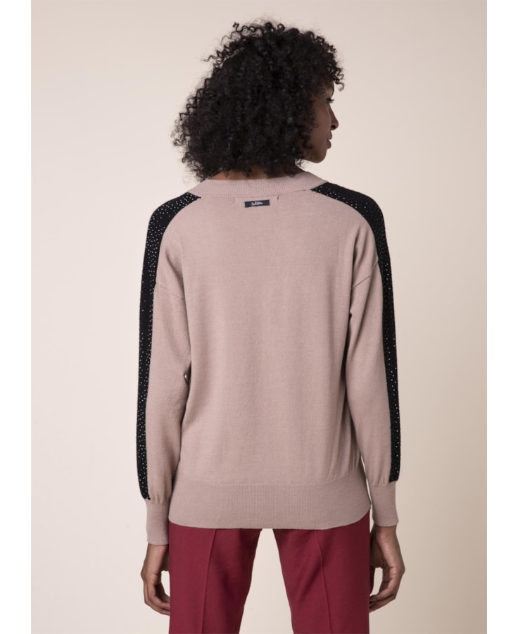 Tricot Faixa Pedrarias Caqui