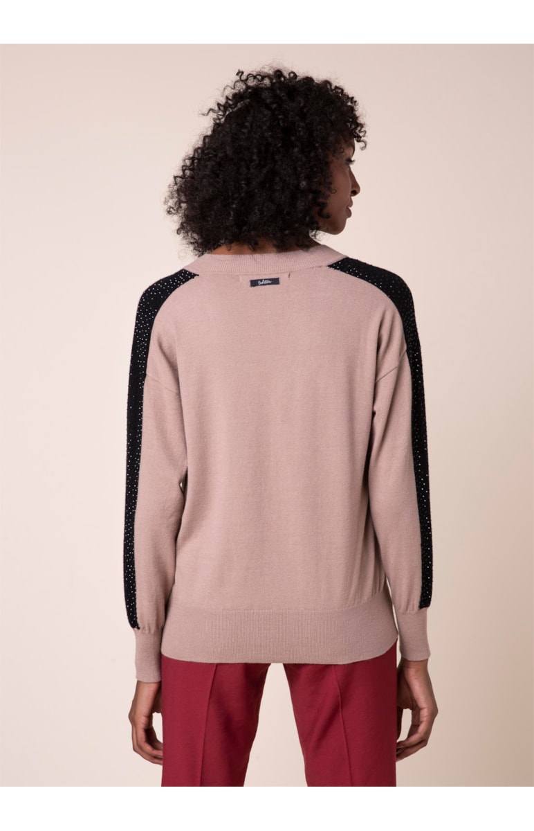 Tricot Faixa Pedrarias Caqui