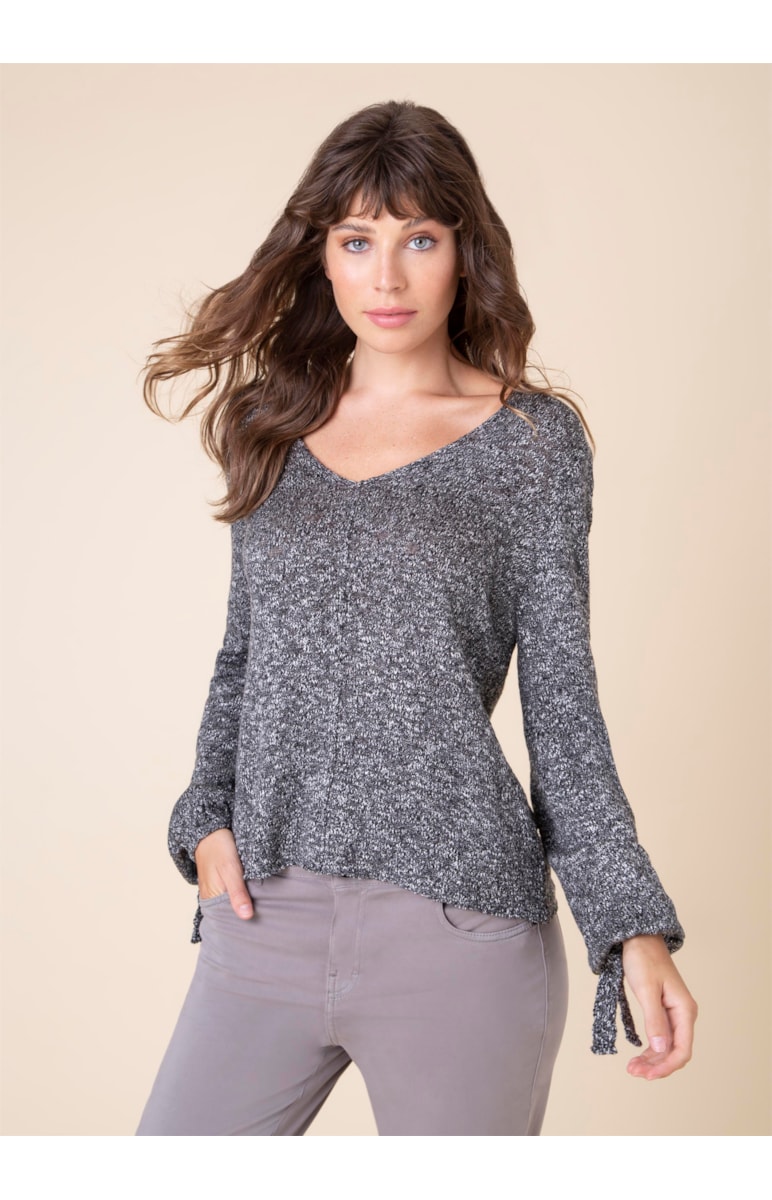 Tricot Flamê Lacinho Preto