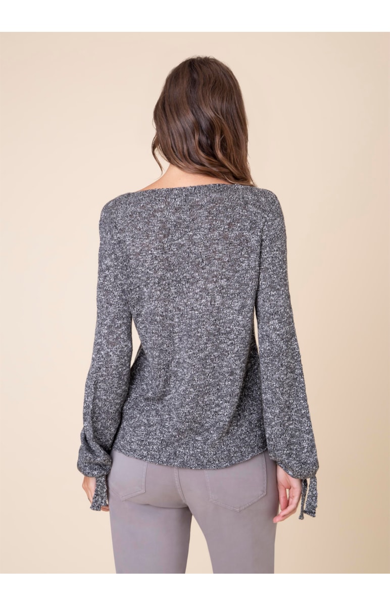 Tricot Flamê Lacinho Preto