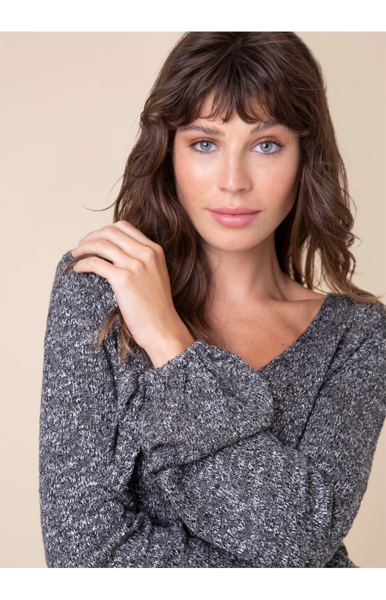 Tricot Flamê Lacinho Preto