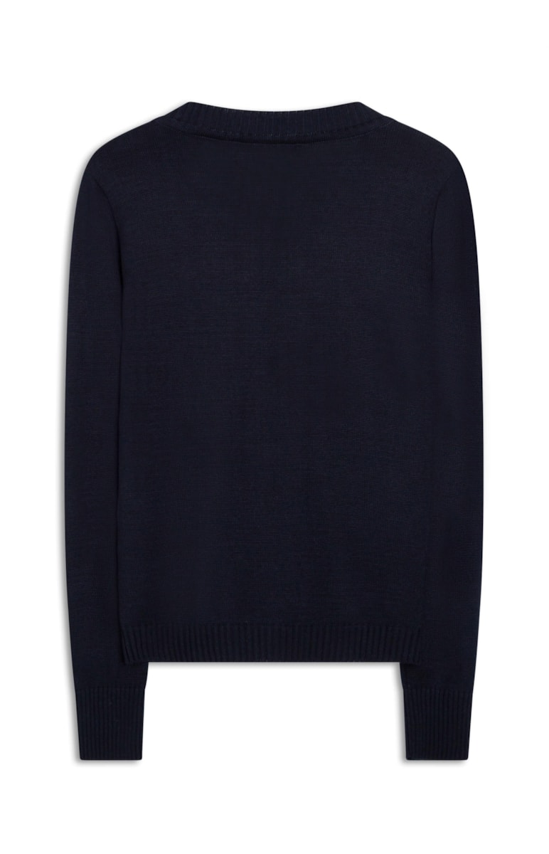 Tricot Jacquard Bolt Marinho