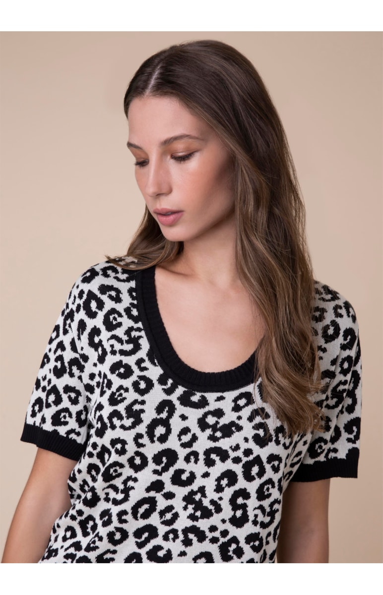 Tricot Jaguar Preto