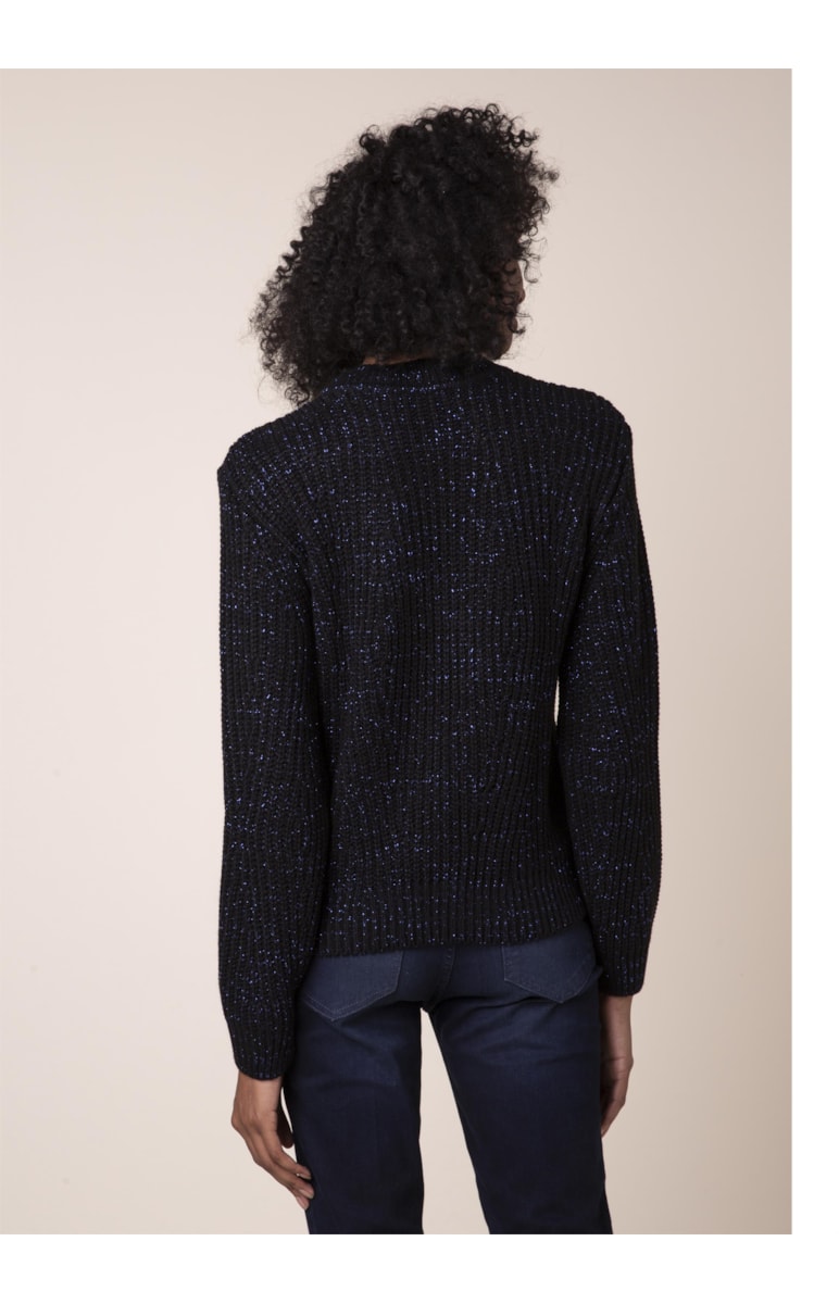 Tricot Lurex Preto