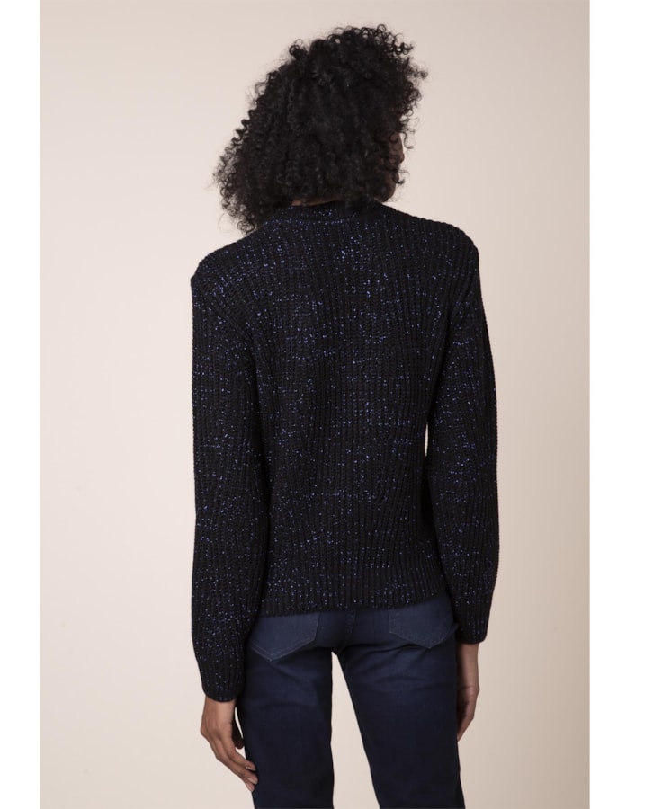 Tricot Lurex Preto