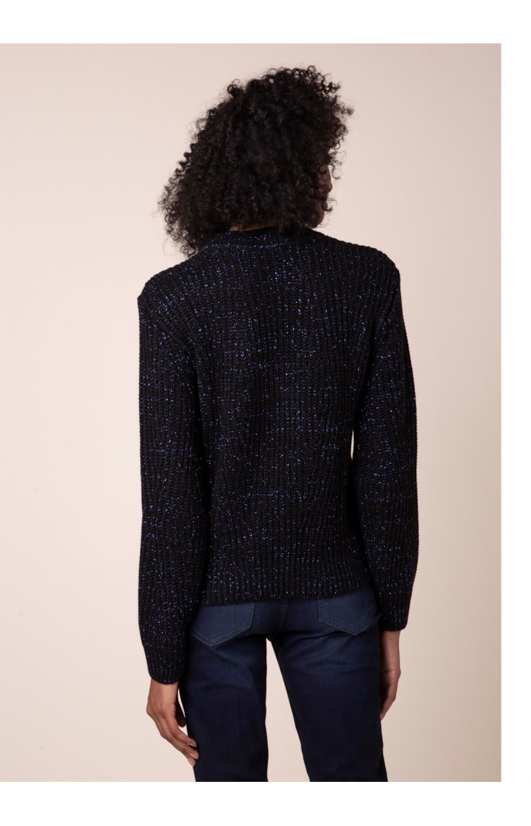 Tricot Lurex Preto