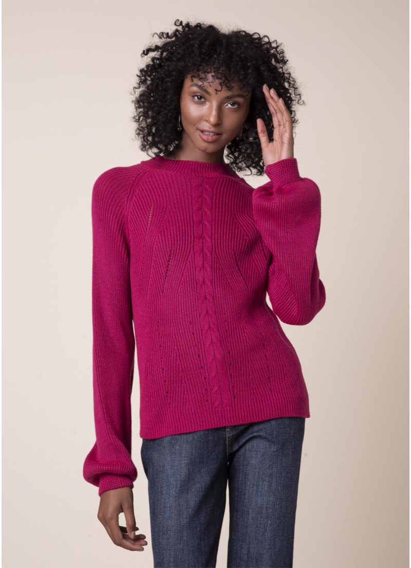 Tricot Manga Bufante Pink