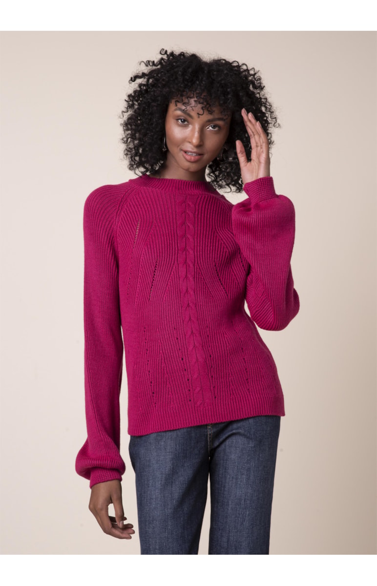 Tricot Manga Bufante Pink