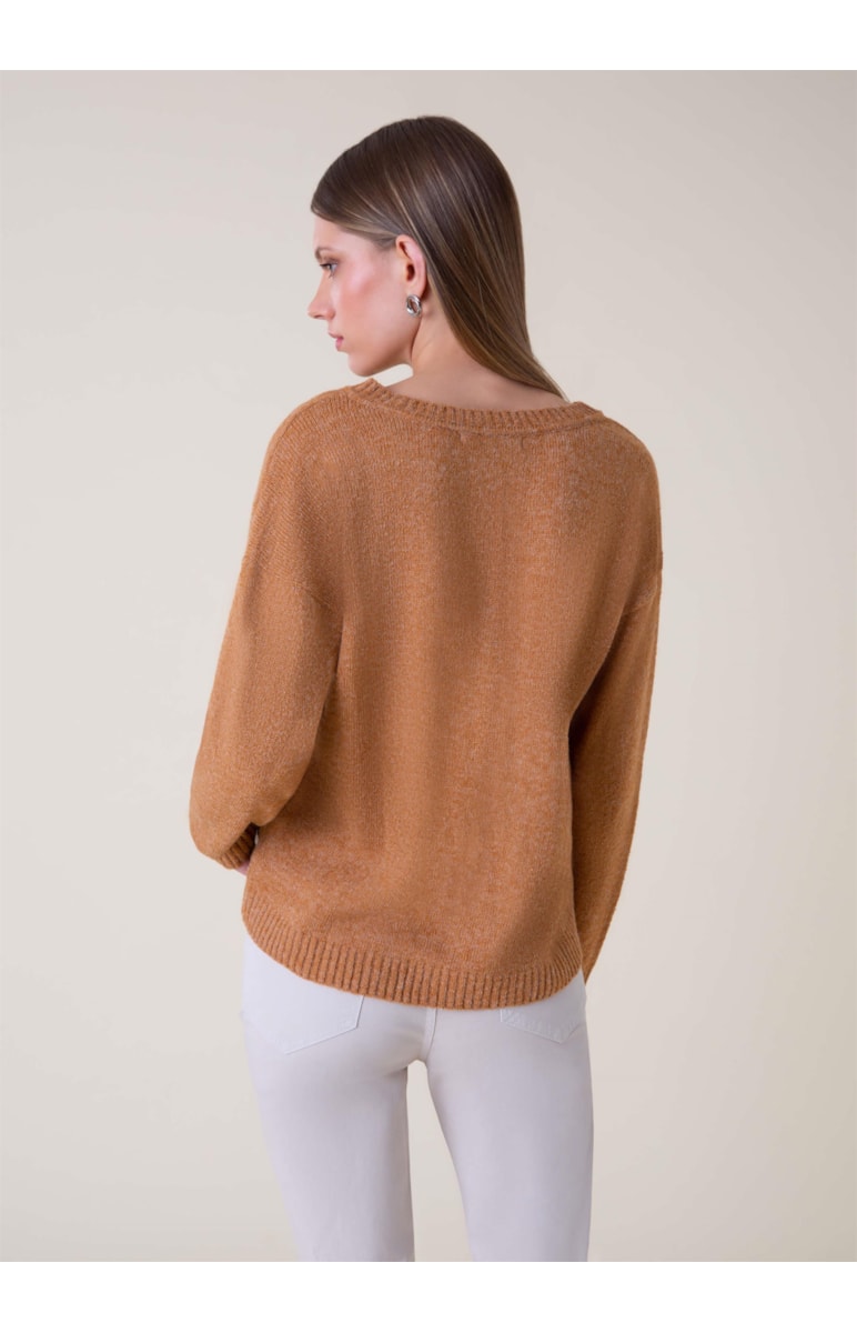 Tricot Orquídea Camel