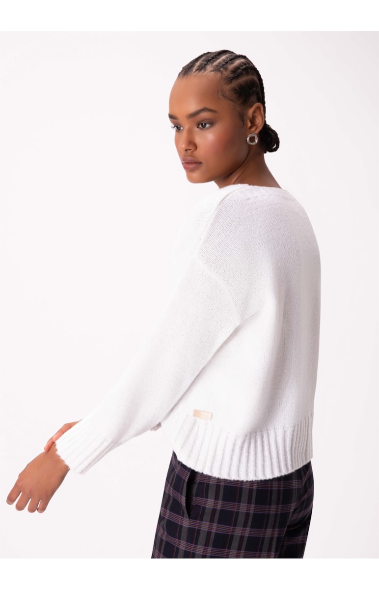Tricot Pull Basic Branco