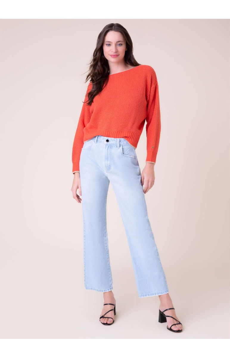 Tricot Pull Oversized Terra