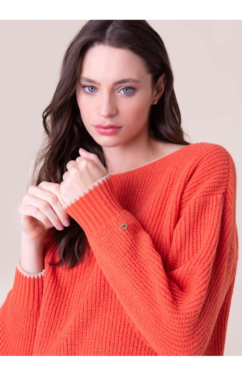 Tricot Pull Oversized Terra