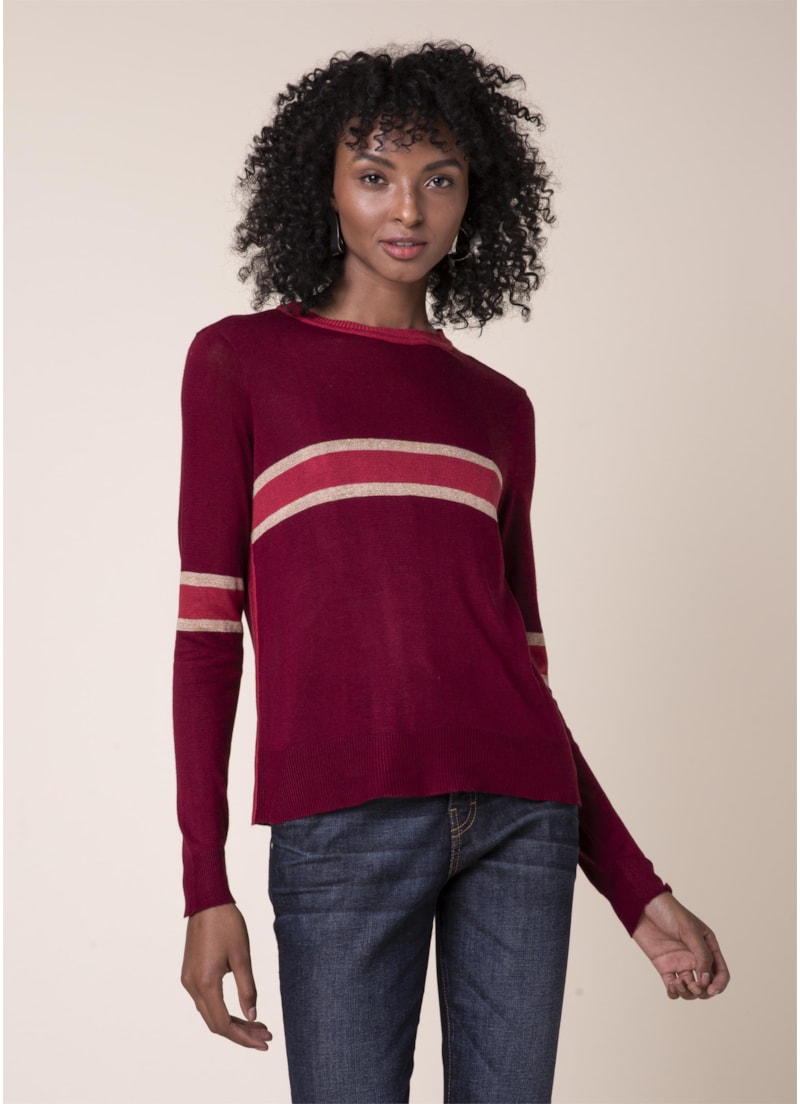 Tricot Tricolor Vermelho