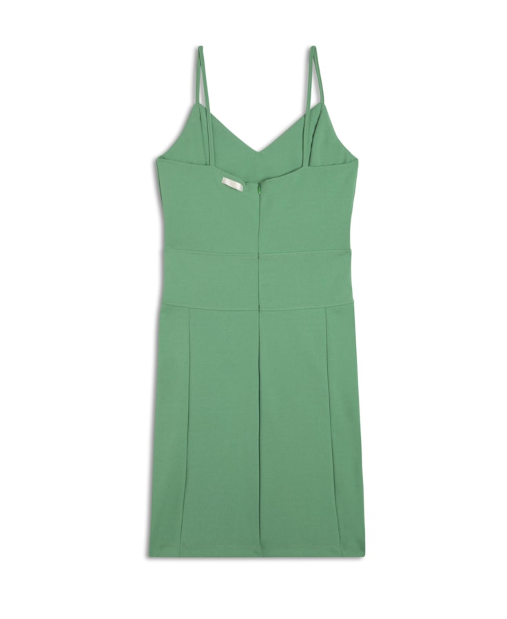 Vestido Alças Basic Pistache