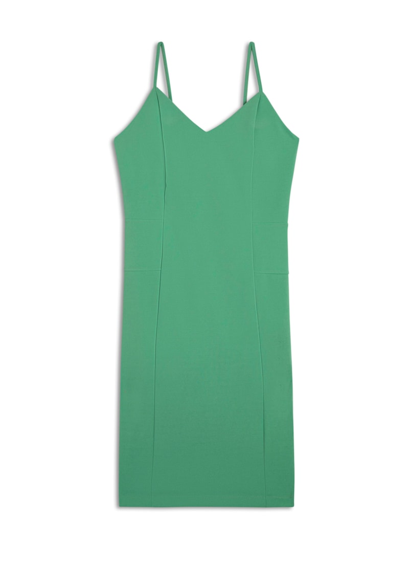Vestido Alças Basic Pistache