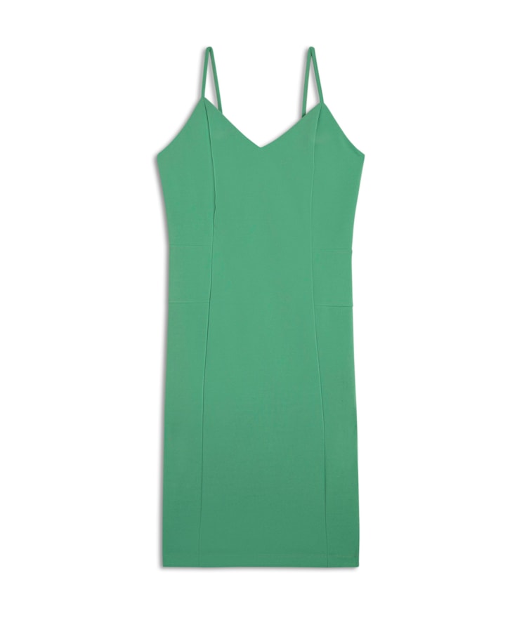Vestido Alças Basic Pistache