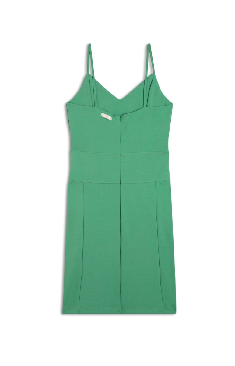 Vestido Alças Basic Pistache