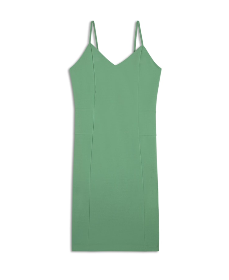 Vestido Alças Basic Pistache