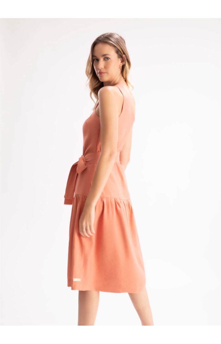 Vestido Alfa Texture Telha