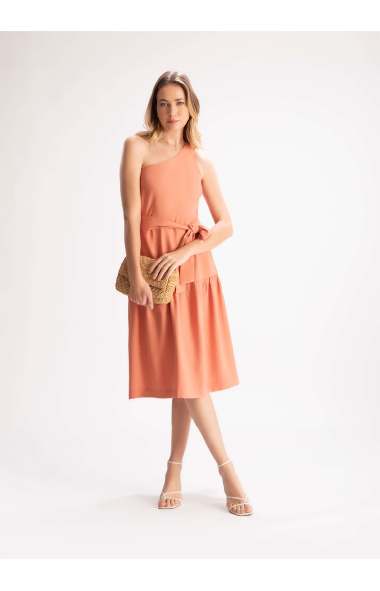 Vestido Alfa Texture Telha