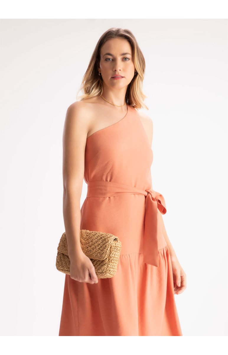 Vestido Alfa Texture Telha