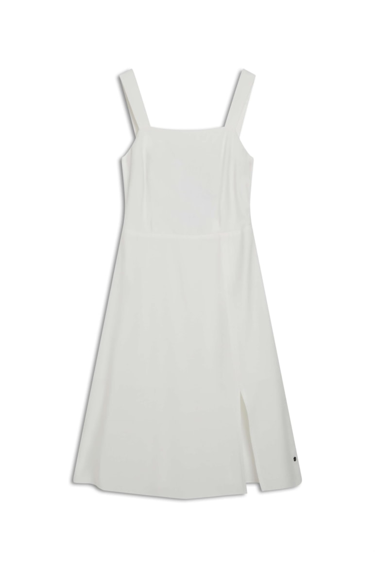 Vestido Alfa Visco Texture Off White