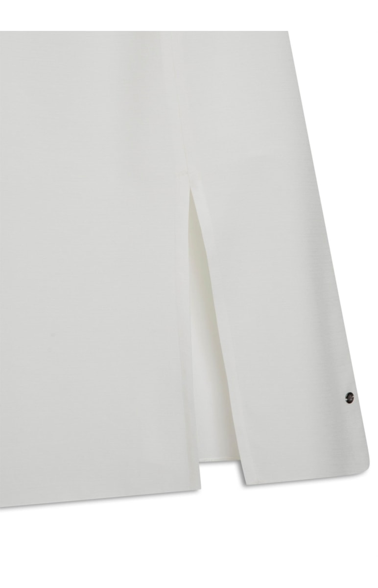 Vestido Alfa Visco Texture Off White