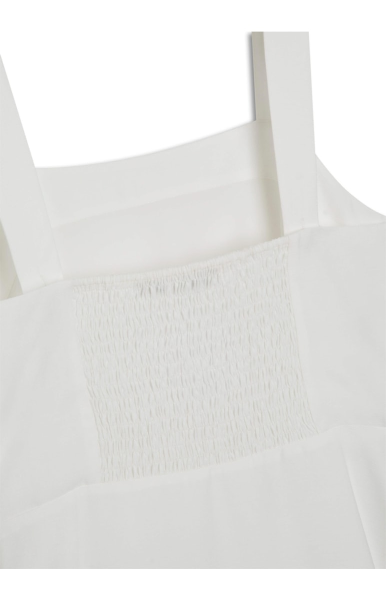 Vestido Alfa Visco Texture Off White