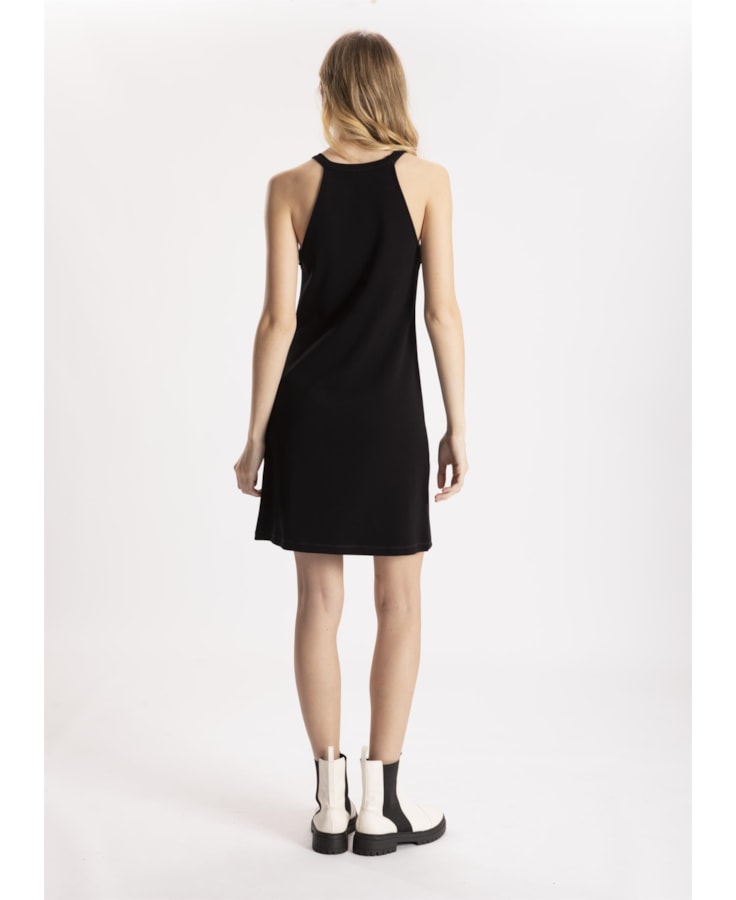 Vestido Bandage Cava Americana Preto