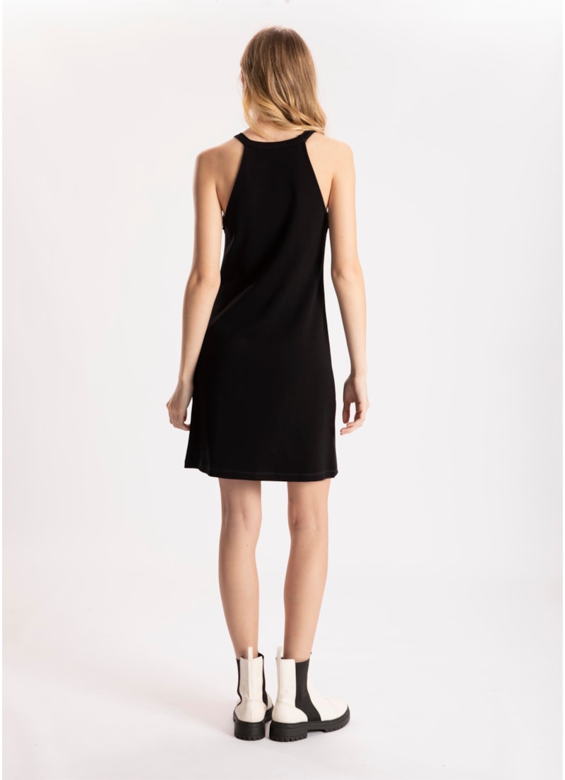 Vestido Bandage Cava Americana Preto