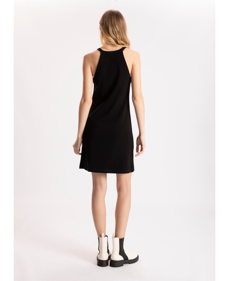 Vestido Bandage Cava Americana Preto