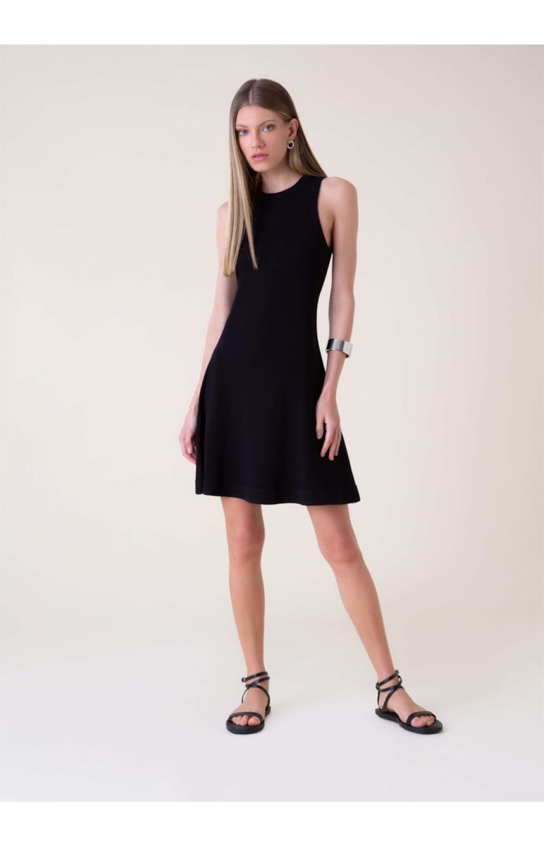 Vestido Bandage Flat Preto