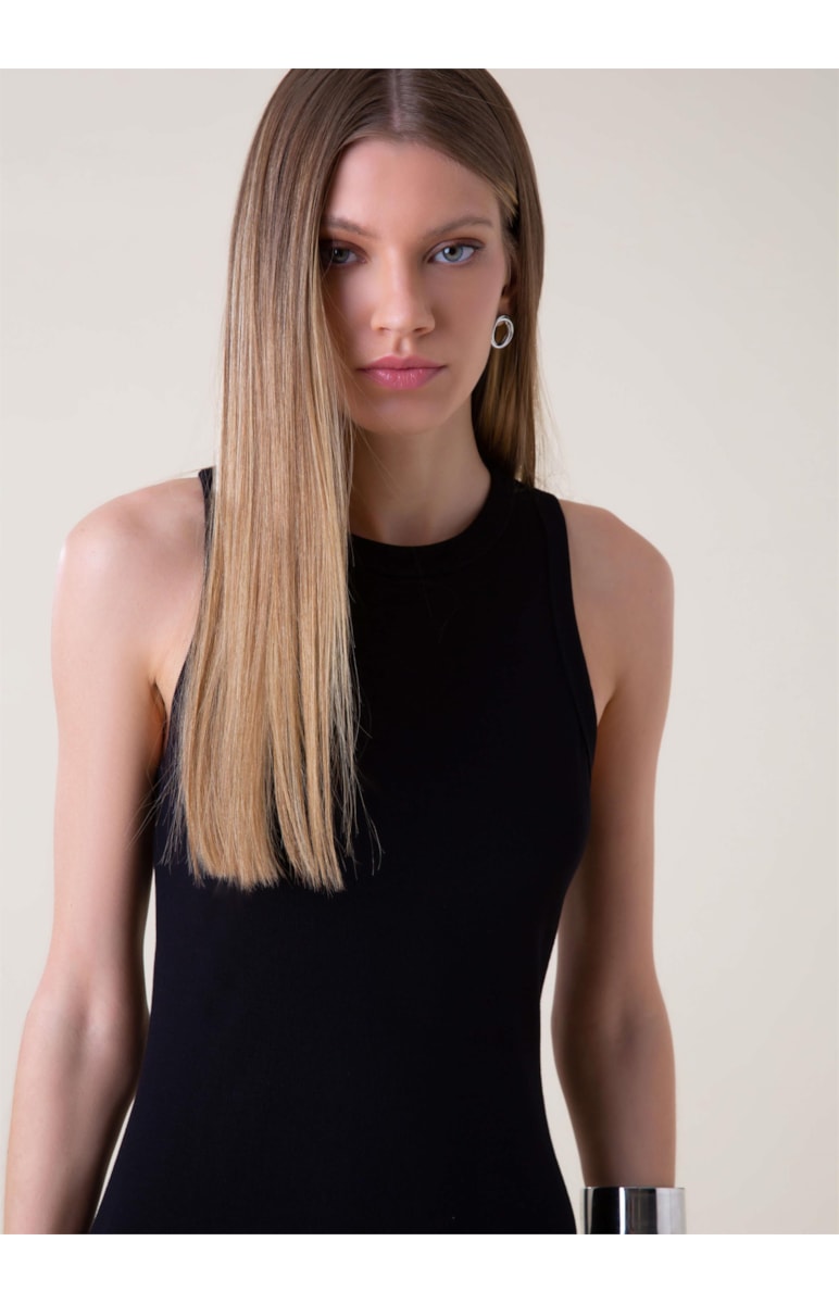 Vestido Bandage Flat Preto