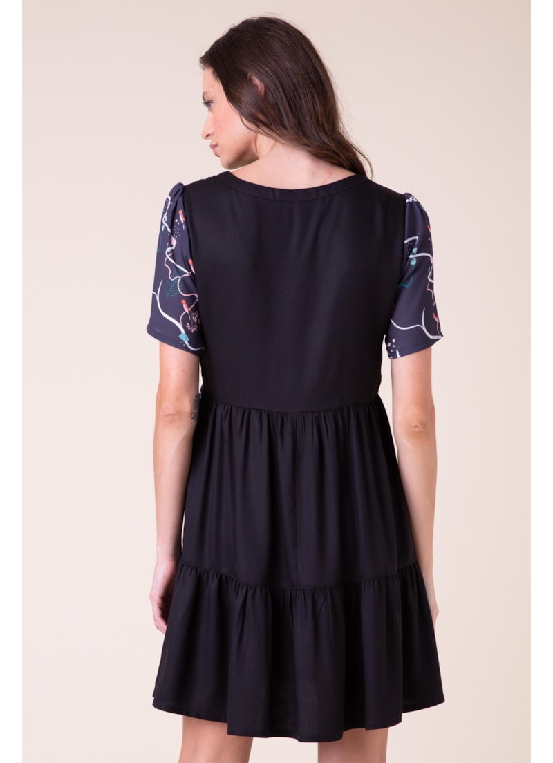Vestido Birds Marinho