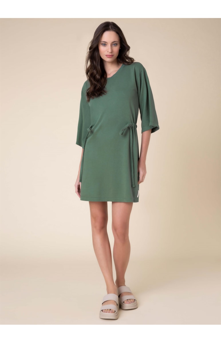 Vestido Canaleta Verde Claro