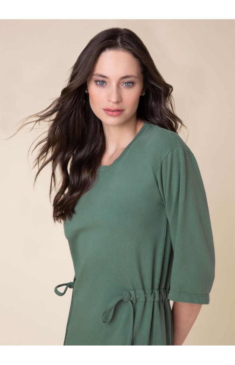 Vestido Canaleta Verde Claro