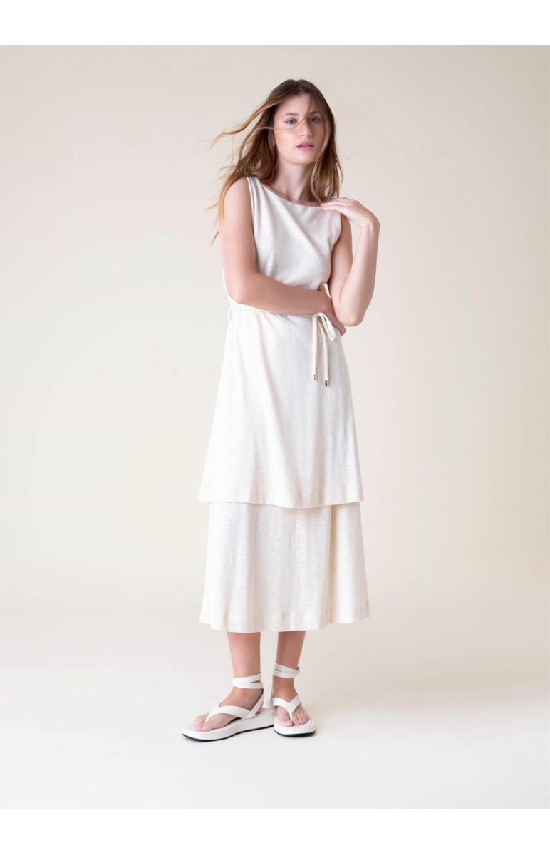 Vestido Canoa Nature Off White