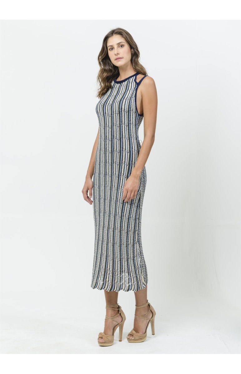 Vestido Costas Alças Unica