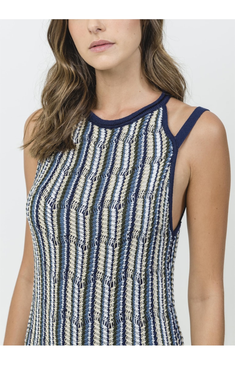Vestido Costas Alças Unica
