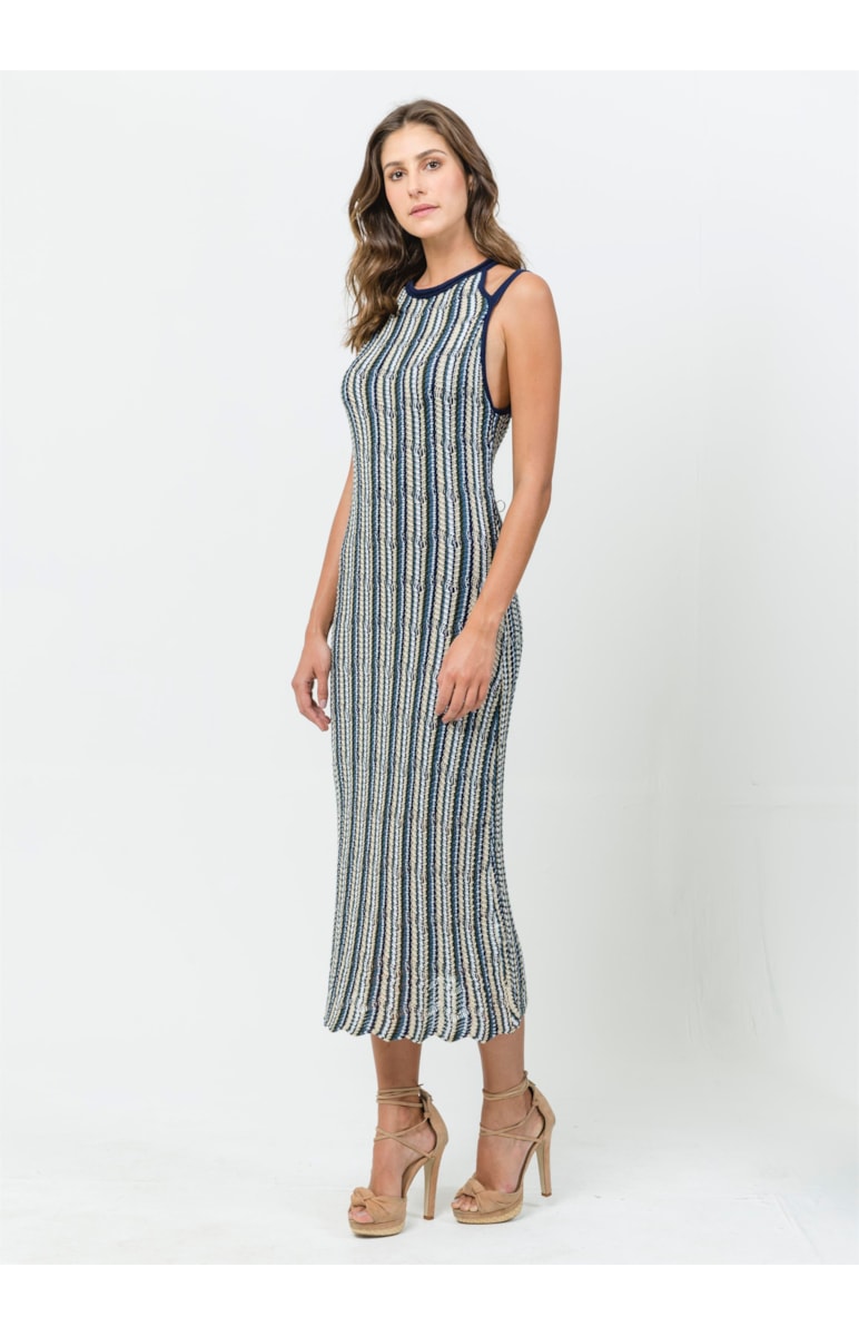 Vestido Costas Alças Unica
