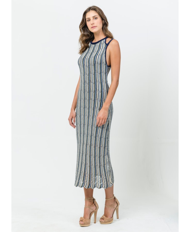 Vestido Costas Alças Unica