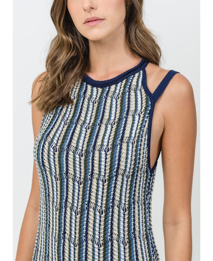 Vestido Costas Alças Unica