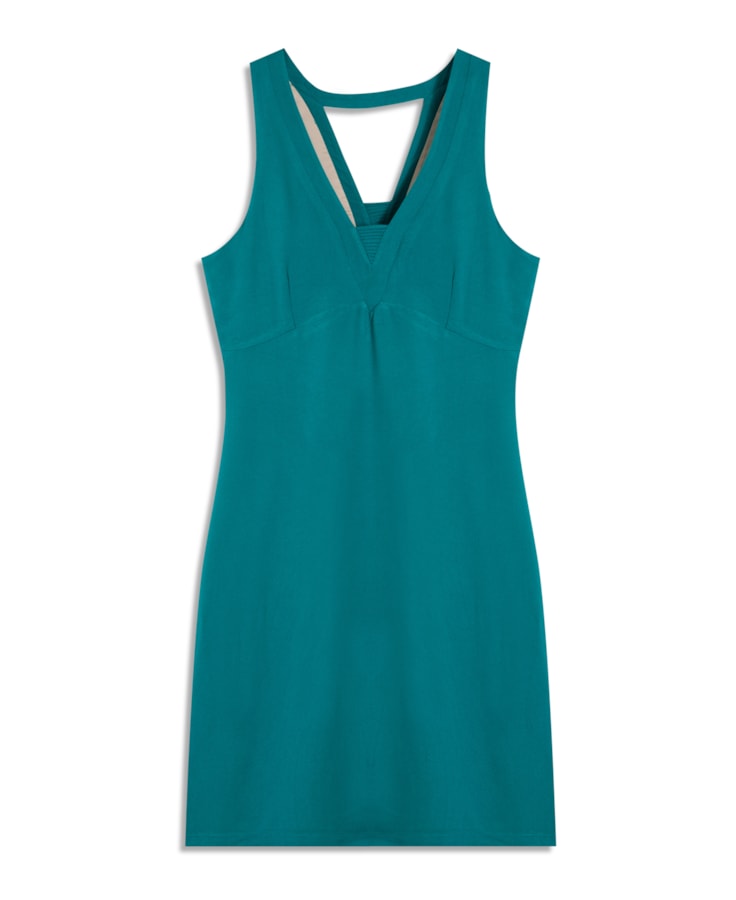 Vestido Curto Crepe de Viscose Liso Old Blue