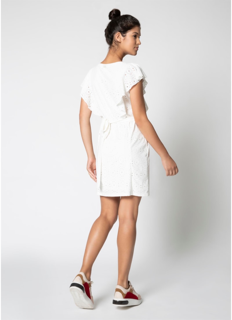 Vestido Curto Mc Godê Laise Off White
