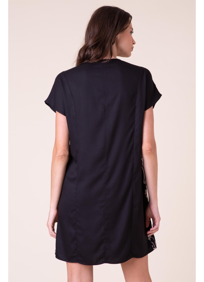 Vestido Curto Seda Rosê