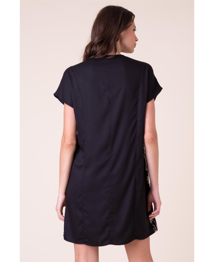 Vestido Curto Seda Rosê