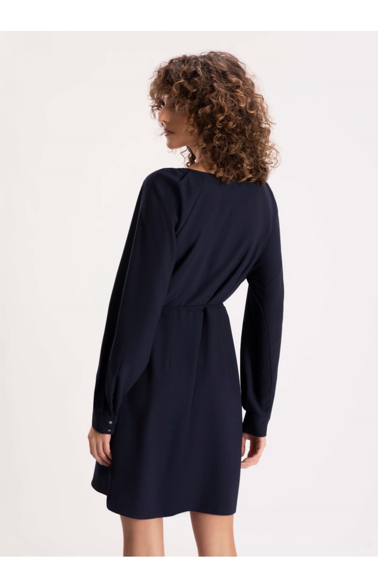 Vestido Duomo Transpasse Dark Navy