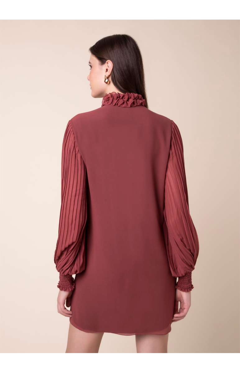 Vestido Gola Vitoriana Terra